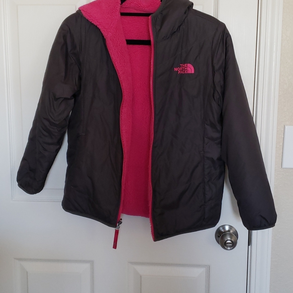 Girls reversible The North Face winter jacket